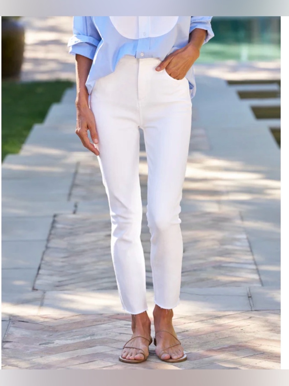 Frank and Eileen Derry Jeans - White